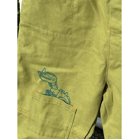 NWT Disney Lightning McQueen Kids Cars Dino Park Green Jumpsuit - Size 7/8 - Picture 4 of 9